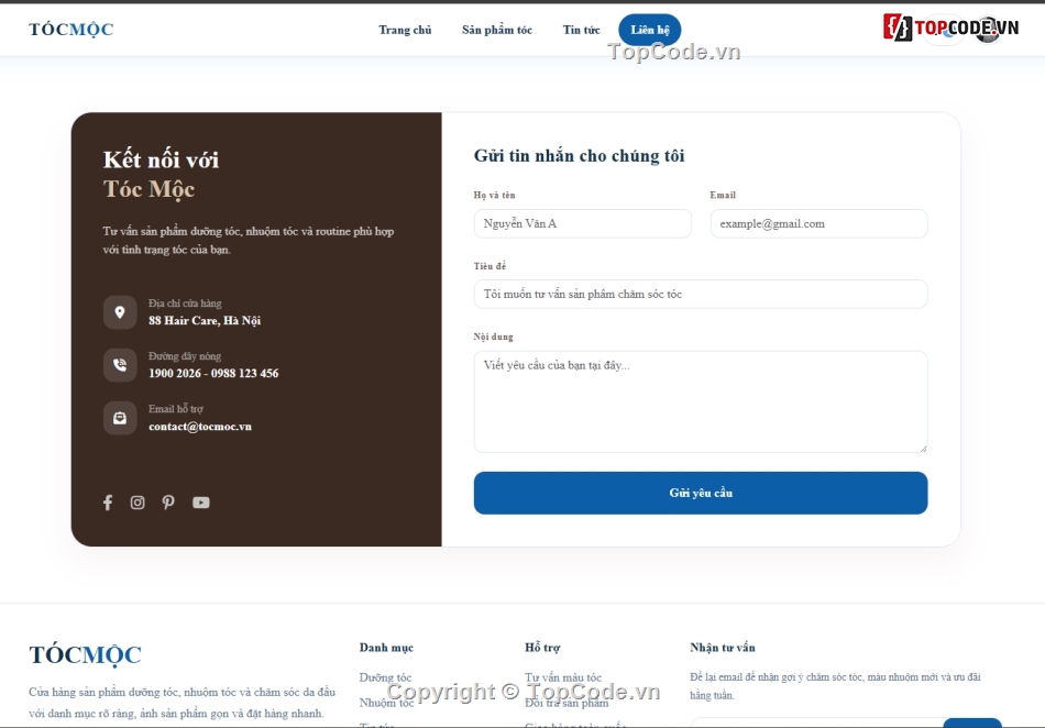 Web bán tem sản phẩm,web bán sản phẩm,website bán sản phẩm